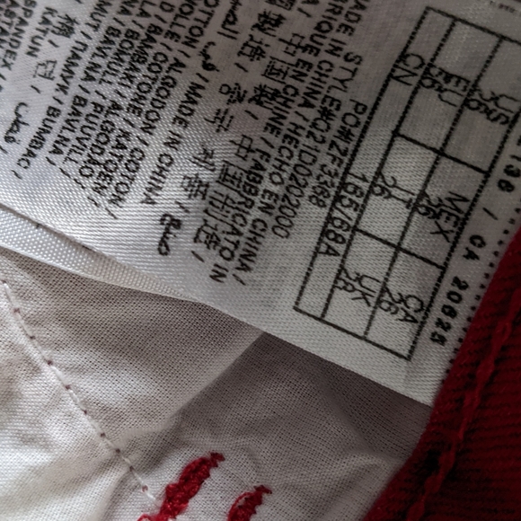 Guess Red Jean Skirt - Picture 3 of 3